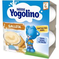Yogolino galeta NESTLÉ, pack 4x100 g
