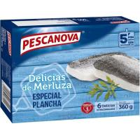 Delicias de merluza PESCANOVA, caja 360 g