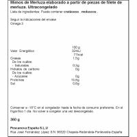 "Mimos" de lluç PESCANOVA, caixa 360 g