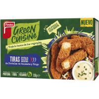 Tiras 0% pollo GREEN CUISINE, caja 210 g
