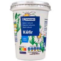 Kéfir natural cuchara EROSKI, tarrina 500 g