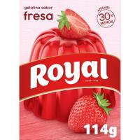 Gelatina de fresa ROYAL, caja 112 g