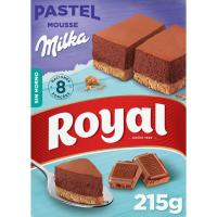 Pastel de mousse de chocolate Milka ROYAL, caja 215 g
