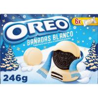 Galleta bañada de chocolate blanco OREO, caja 246 g