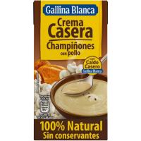 Crema de champiñones con pollo GALLINA BLANCA, brik 500 ml