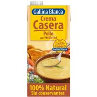 Crema de pollo con verduras GALLINA BLANCA, brik 1 litro