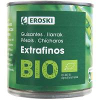 Pèsol extrafina bio EROSKI, llauna 280 g