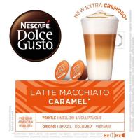 Café Latte caramel DOLCE GUSTO, caja 16 uds