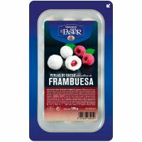 Perlas de queso rellenas de frambuesa EL PASTOR, bandeja 125 g Perlas de queso rellenas de frambuesa EL PASTOR, bandeja 125 g