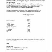 Bombón de foie gras de pato MARTIKO, bandeja 80 g Bombón de foie gras de pato MARTIKO, bandeja 80 g