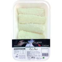 Palitos de bacalao 3/4 curación, bandeja 300 g