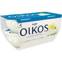 Grec sabor llima-llimona OIKOS, pack 4x110 g