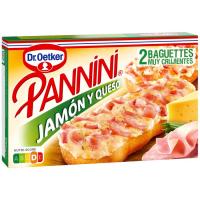 Panninis de pernil-formatge DR. OETKER, pack 2x125 g