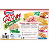 Panninis de pernil-formatge DR. OETKER, pack 2x125 g