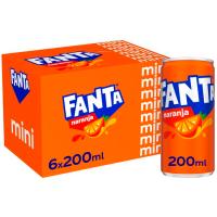 Refresc de taronja FANTA, pack 6x20 cl
