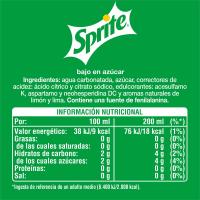 Refresc de llima llimona SPRITE, pack 6x20 cl