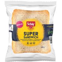 Pan de molde blanco XL sin gluten SCHAR, paquete 280 g