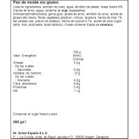 Pan de molde blanco XL sin gluten SCHAR, paquete 280 g