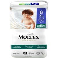 Pants +14 kg Talla 6 MOLTEX Pure&Nature, paquet 18 u