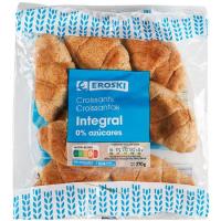 Croissant integral 0% sucres EROSKI, 270 g