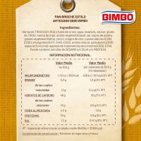Brioix artesà BIMBO, paquet 500 g