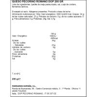 Formatge Pecorino romà D.O.P. FERRARINI, safata 200 g