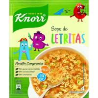 Sopa de letrites KNORR, sobre 82 g