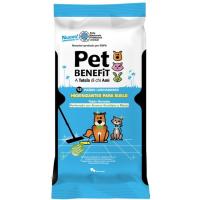 Toallitas higienizantes para suelo PET BENEFIT, paquete 12 uds