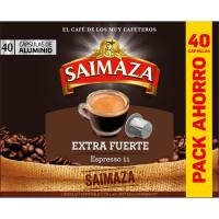 Cafè nespresso extra fort SAIMAZA, paquet 40 monodisis