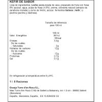 Kefir sabor fresa LA TORRE, ampolla 1 litre