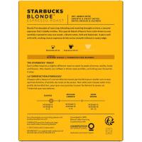Café Blonde compatible Nespresso STARBUCKS, caja 18 uds