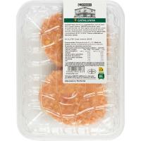 Hamburguesa de pollastre, 2 u, safata 200 g