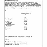 Fumet de pescado PESCADORS DE ROSES, frasco 900 ml