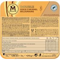 Bombó doble Gold Billionaire MAGNUM, pack 3x85 ml