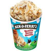 Gelat de vainilla i pequen blondie BEN&JERRY'S, terrina 465 ml