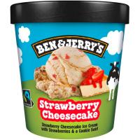 Helado de strawberry cheesecake BEN&JERRY'S, tarrina 465 ml