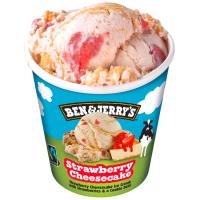 Helado de strawberry cheesecake BEN&JERRY'S, tarrina 465 ml