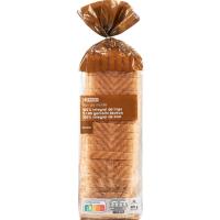 Pan con corteza 100% integral EROSKI, paquete 820 g