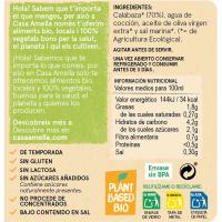 Crema de calabaza bio CASA AMELLA, frasco 500 ml
