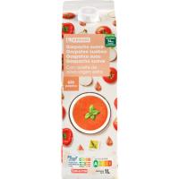 Gazpacho suave EROSKI, brik 1 litro