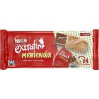 Chocolate extrafino merienda NESTLÉ, paquete 76 g