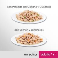 Alimento de pescado gato esterilizado PERFECT FIT, paquete 340 g