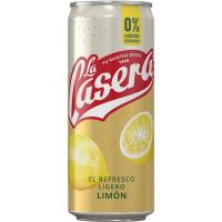 Gasosa amb toc de llimona LA CASERA, llauna 33 cl