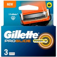 Cargador de afeitar GILLETTE FUSION PROGLIDE POWER, pack 3 uds