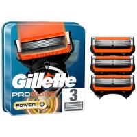 Cargador de afeitar GILLETTE FUSION PROGLIDE POWER, pack 3 uds