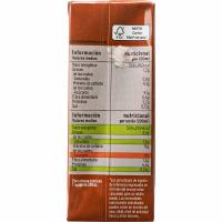 Batido sabor chocolate 95% leche EROSKI, pack 6x200 ml