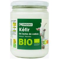 Kefir de llet de cabra EROSKI BIO, flascó 420 g