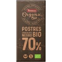 Cobertura postres BIO 70% cacao TORRAS, 200 g