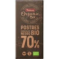 Cobertura postres BIO 70% cacau TORRAS, 200 g