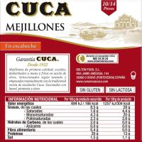 Mejillón en escabeche 10/14 piezas CUCA, lata 115 g